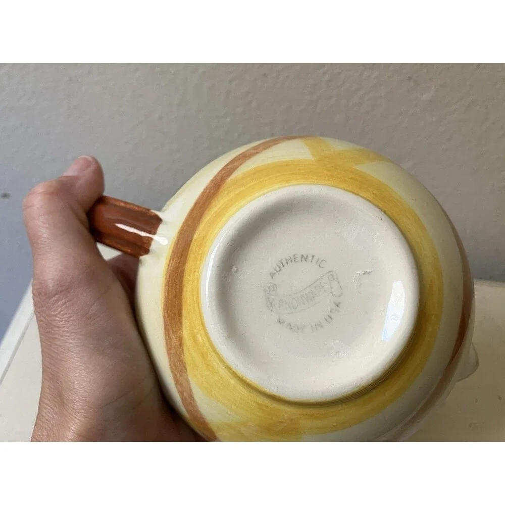 Vintage 1940s/1950s Vernon Kilns Vernoware Homespun Plaid Sauce or Gravy Boat